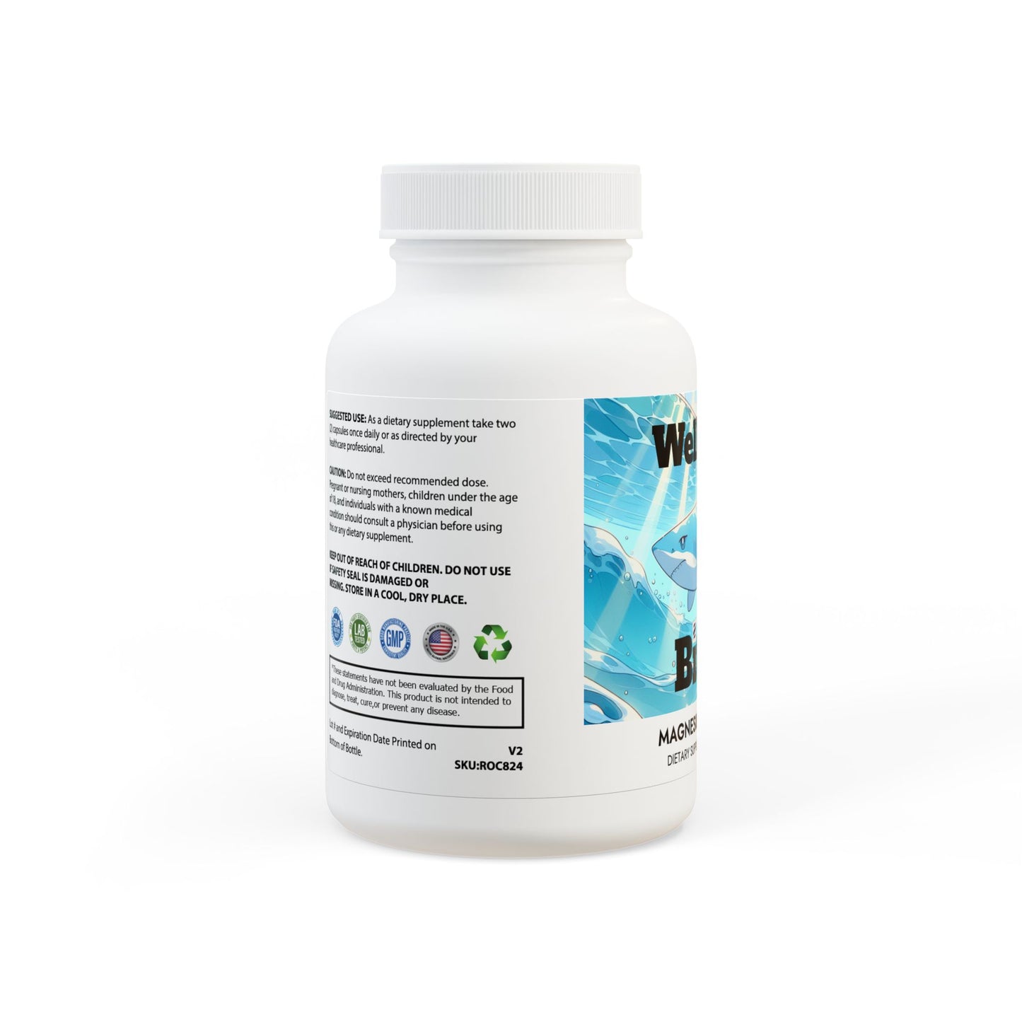 Magnesium Glycinate Supplement (60 Capsules)