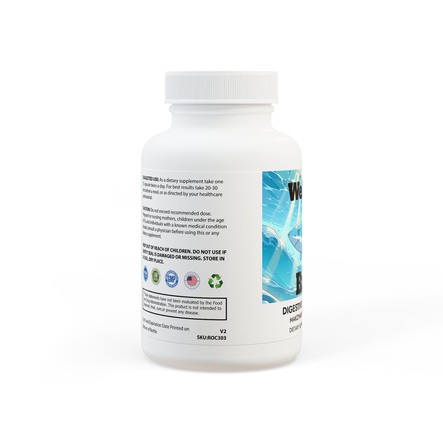 Digestive Enzyme Blend Supplement (60 Capsules)