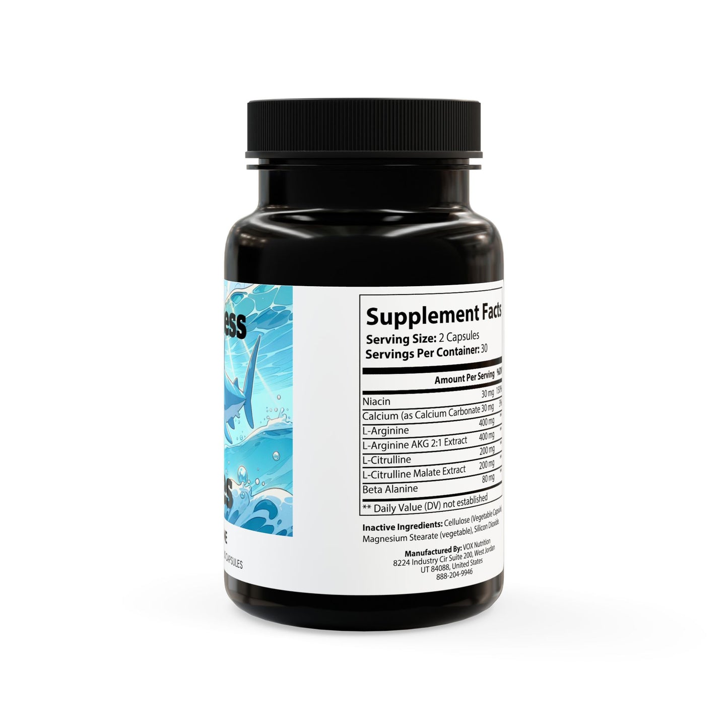 L-Arginine Supplement (60 Capsules)