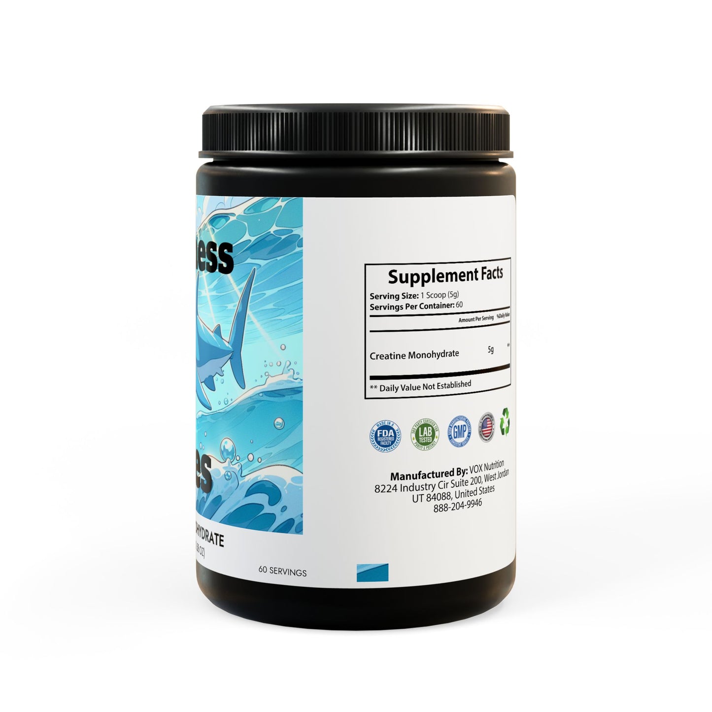 Creatine Monohydrate Supplement (300g, 10.58oz)