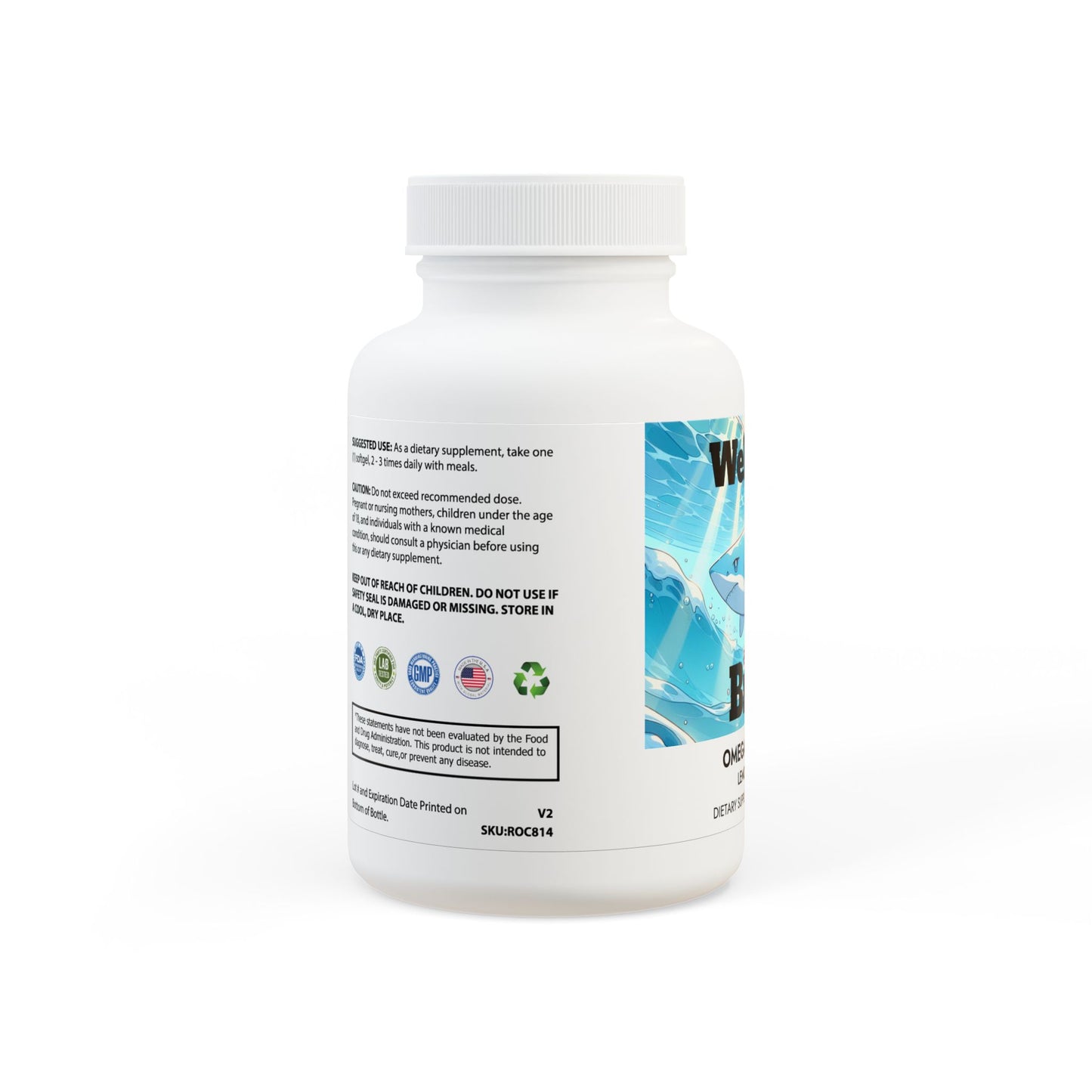 Omega 3 Fish Oil Supplement (60 Softgels)