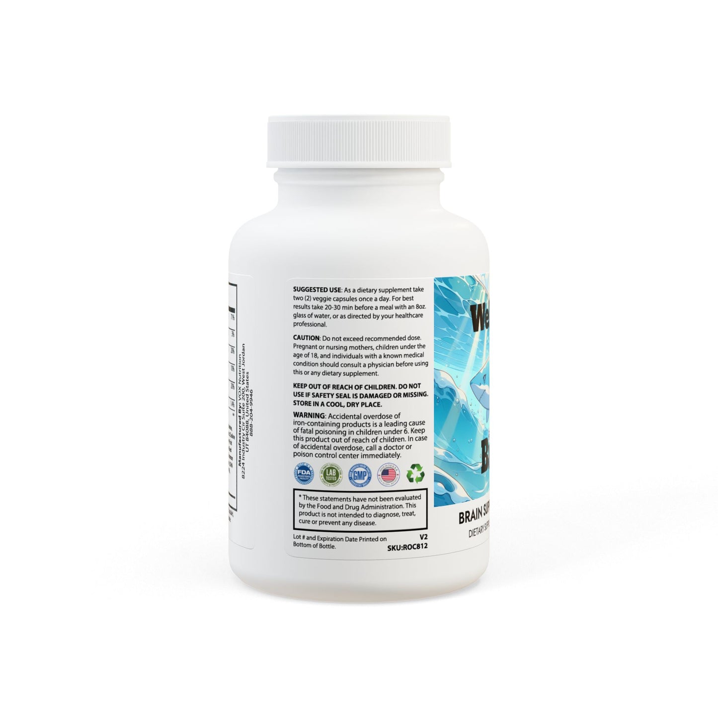 Brain Support Complex Supplement (60 Capsules)